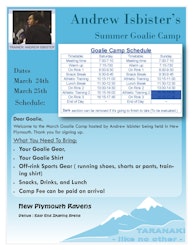 Goalie Camp Details